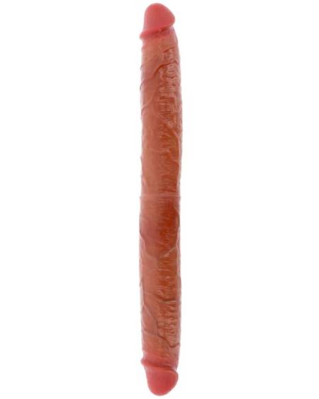 GET REAL - DILDO DOBLE DONG DE SILICONA CARAMELO 46 CM