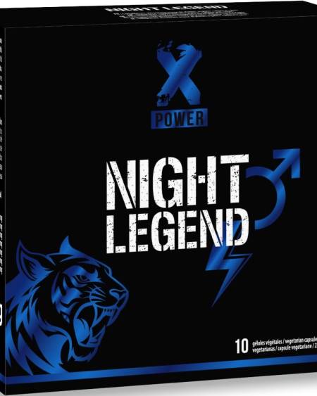 XPOWER - NIGHT LEGEND ESTIMULANTE DE ACCIÓN RÁPIDA ERECCIÓN Y RENDIMIENTO 10 CÁPSULAS