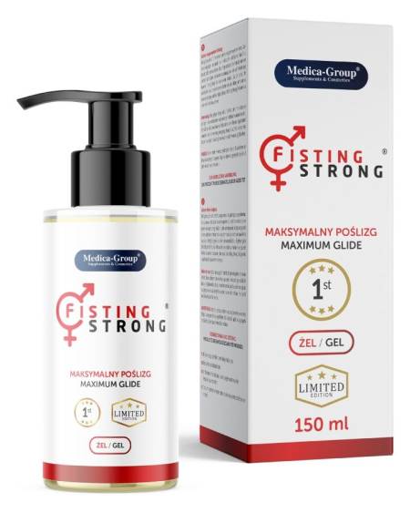 Gel anal relaxante Fisting Strong da MEDICA GROUP, embalagem de 150 ml