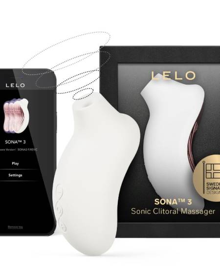LELO - MASAJEADOR SÓNICO DE CLÍTORIS - BLANCO