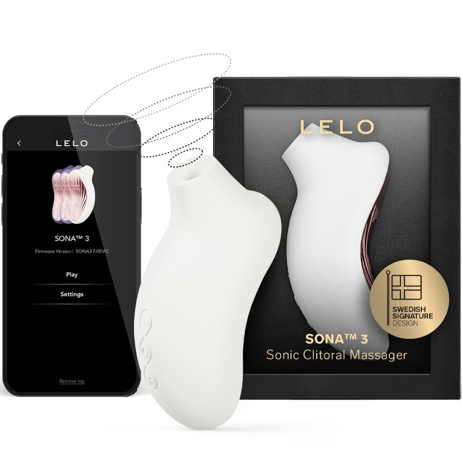 LELO - MASAJEADOR SÓNICO DE CLÍTORIS - BLANCO