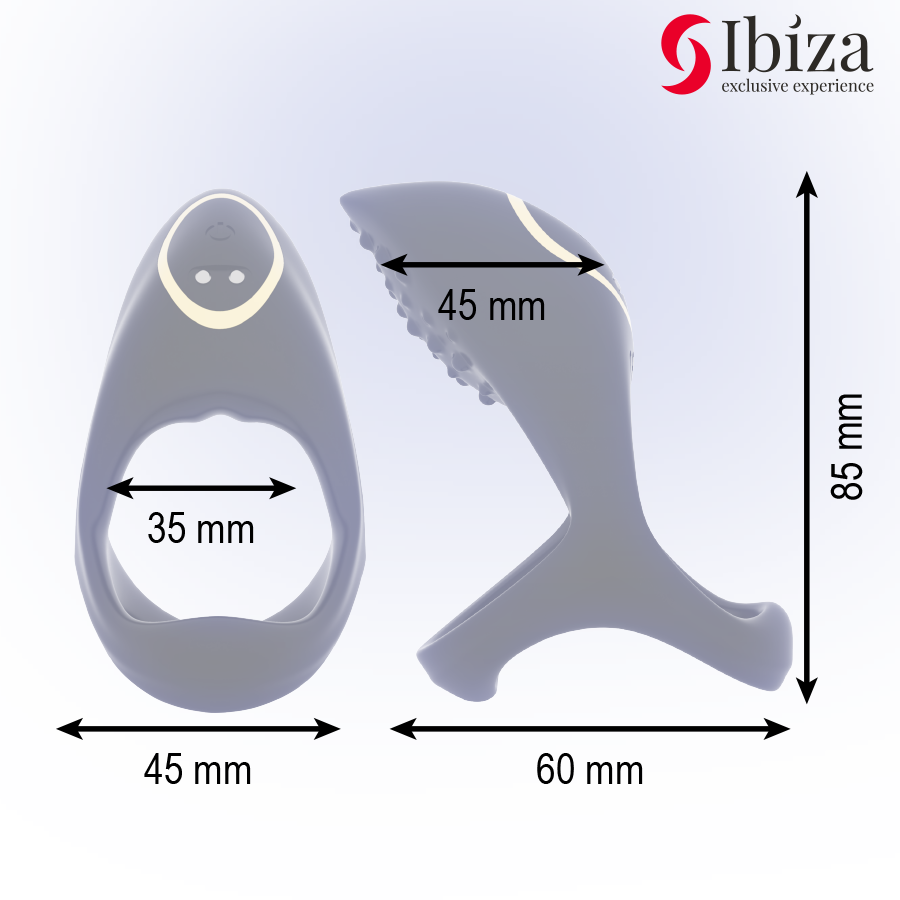 IBIZA - ANILLO PARA PENE MULTISENSORIAL