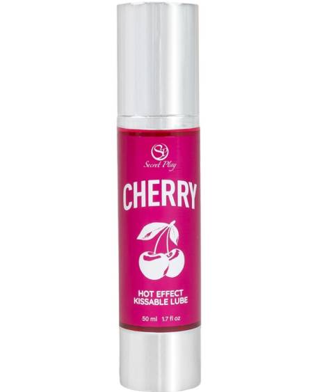 SECRETPLAY - LUBRICANTE EFECTO CALOR CEREZA 50 ML