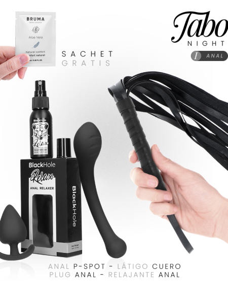 Kit anal TABOO NIGHTS 1: ANAL DREAMKIT com cinco produtos