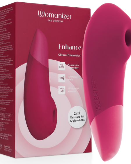 WOMANIZER - ENHANCE ESTIMULADOR DE CLITORÍS ROSA VIBRANTE