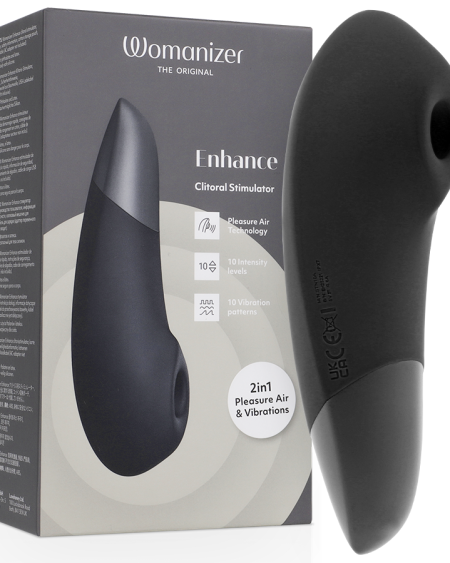 WOMANIZER - ENHANCE ESTIMULADOR DE CLITORÍS NEGRO