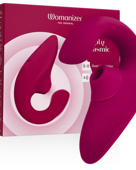 WOMANIZER - BLEND ESTIMULADOR VIBRADOR RABBIT FUCSIA