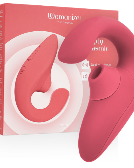 WOMANIZER - BLEND ESTIMULADOR VIBRADOR RABBIT ROSA