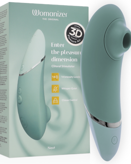 WOMANIZER - NEXT ESTIMULADOR DE CLITORÍS VERDE CLARO