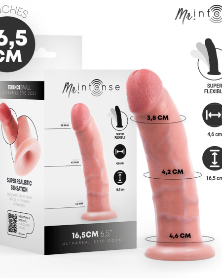 MR INTENSE - SMALL TERENCE DILDO 16.5 CM -Ø- 4.6 CM