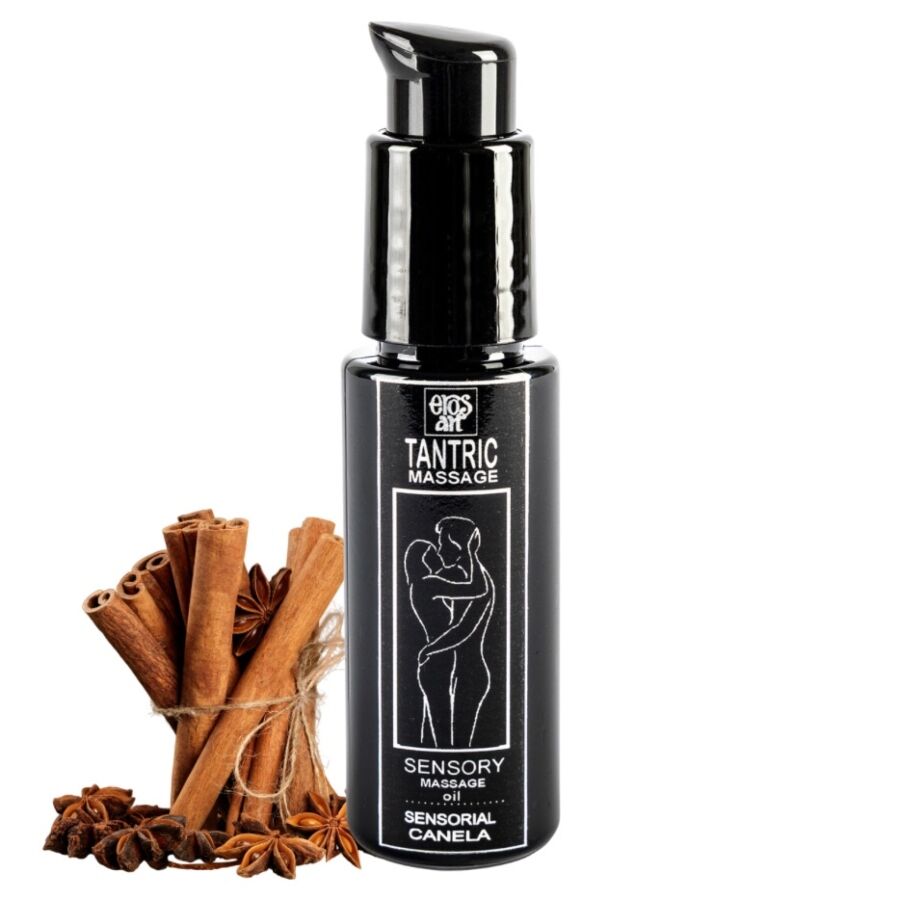 Óleo de Massagem Tântrico Natural e Afrodisíaco com aroma a canela