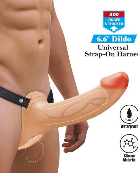 PRETTY LOVE - LANDON STRAP-ON CON VIBRACIÓN CLARO