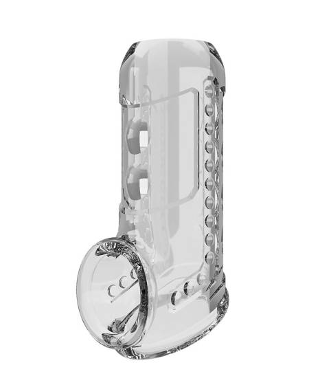 PRETTY LOVE - FUNDA PARA PENE TEXTURIZADA TRANSPARENTE