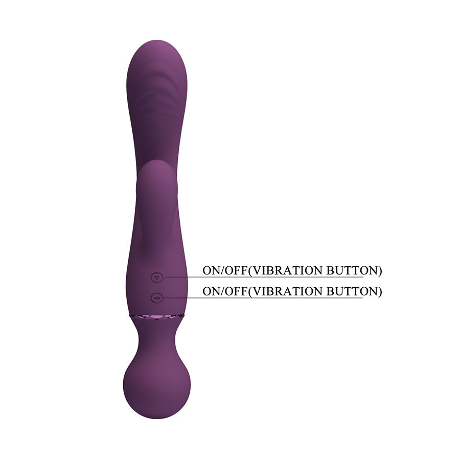 PRETTY LOVE - ALL ROUNDER VIBRADOR PUNTO G MORADO