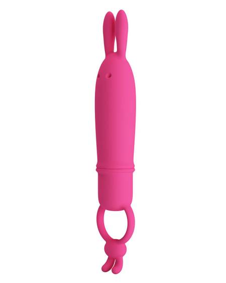 PRETTY LOVE - DELIA VIBRADOR RABBIT CON ANILLO DE SUJECIÓN