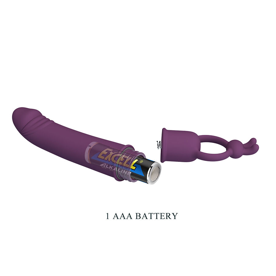 PRETTY LOVE - CORA VIBRADOR FORMA PENE CON ANILLO DE SUJECIÓN