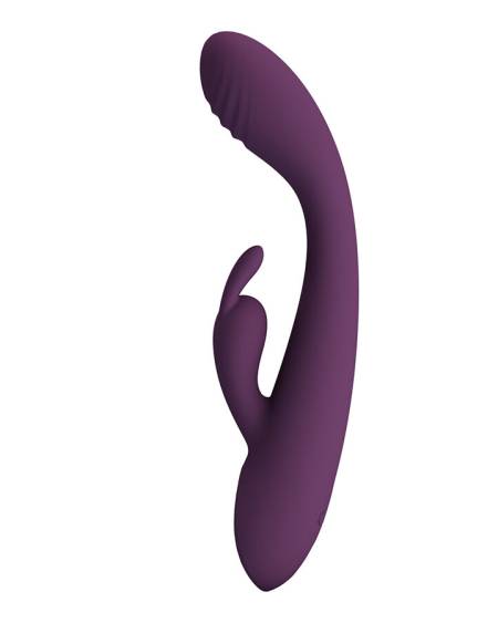 PRETTY LOVE - EMMA VIBRADOR CON ESTIMULADOR RABBIT MORADO