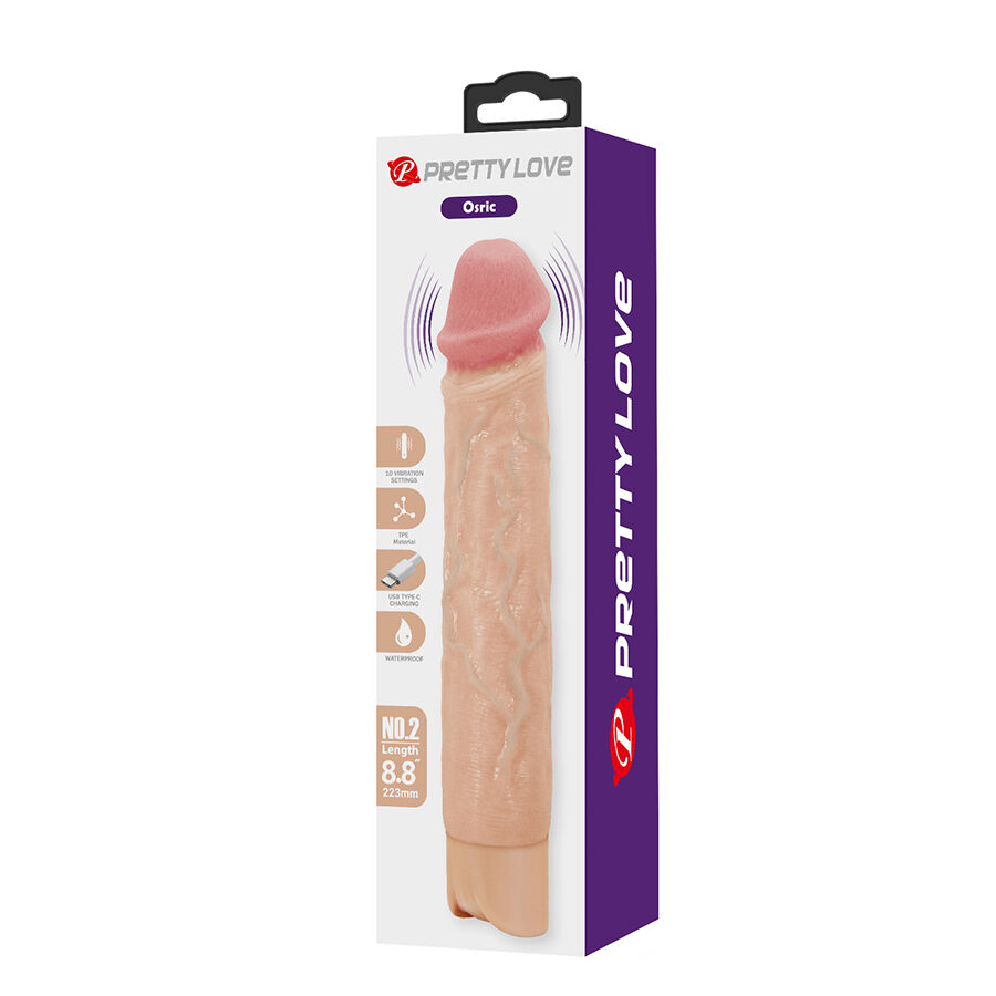 PRETTY LOVE - OSRIC VIBRADOR REALÍSTICO FLEXIBLE