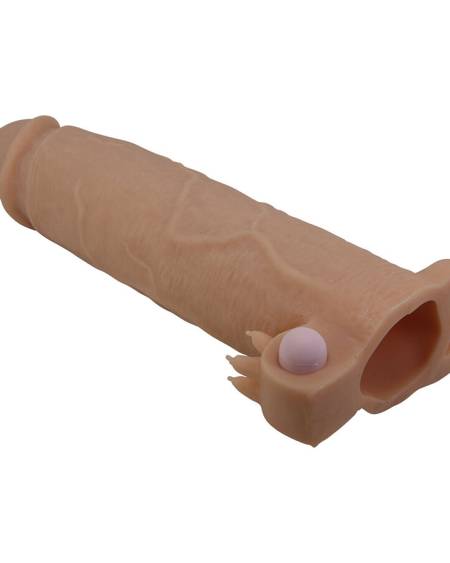 PRETTY LOVE - XERXES FUNDA PARA PENE CON ESTIMULADOR DE CLÍTORIS Y VIBRACIÓN