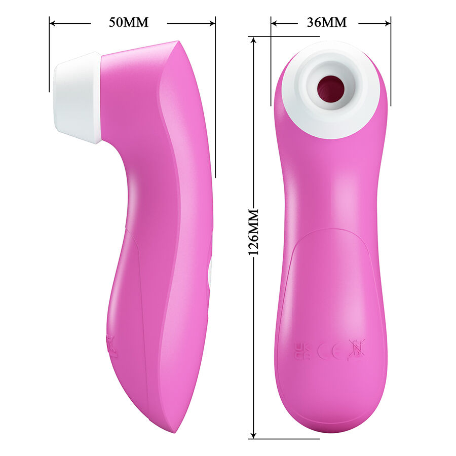 ROMANCE - SUCCIONADOR DE CLÍTORIS CON TECNOLOGÍA DE PULSACIÓN ROSA
