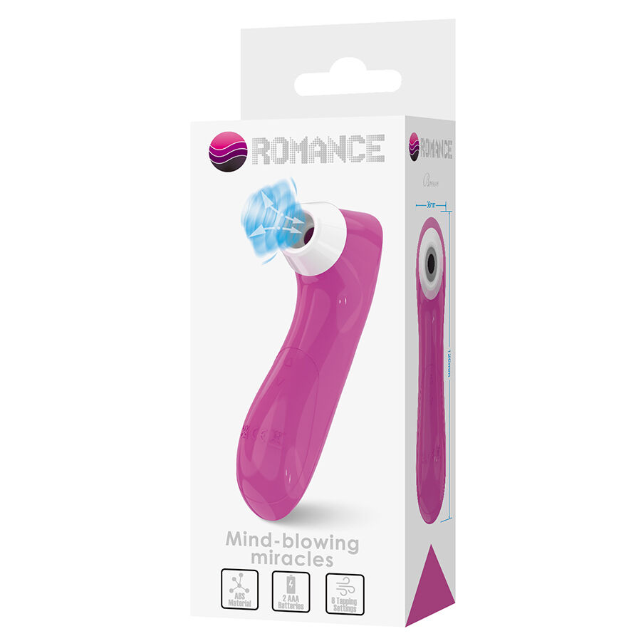 ROMANCE - SUCCIONADOR DE CLÍTORIS CON TECNOLOGÍA DE PULSACIÓN ROSA
