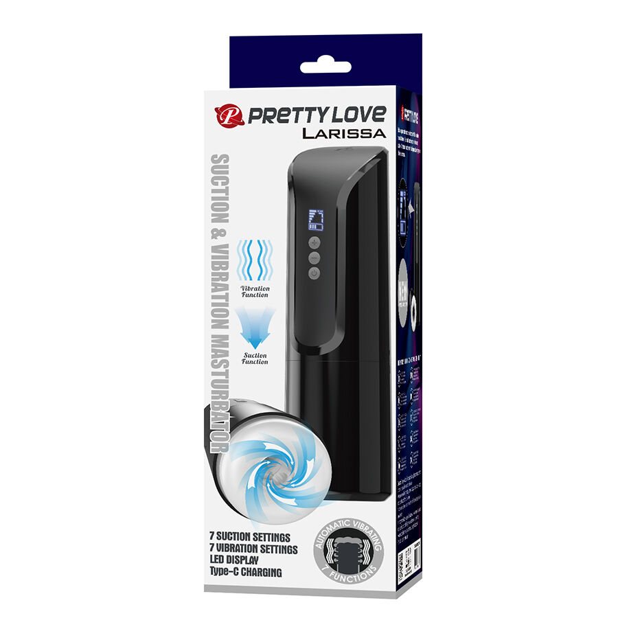 PRETTY LOVE - LARISSA MASTURBADOR SUCCIONADOR CON VIBRACIÓN