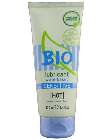 HOT - BIO LUBRICANT LUBRICANTE BIO BASE AGUA SENSIBLE 100 ML