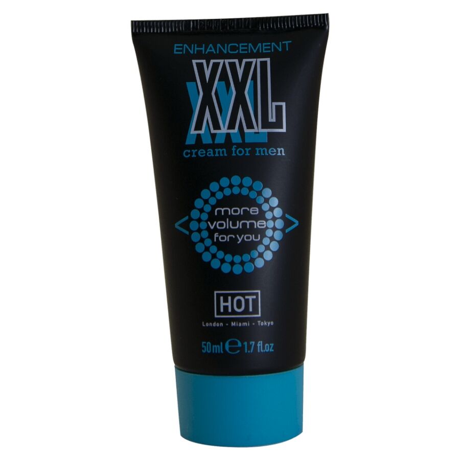 Creme potenciador XXL HOT para homem, embalagem de 50 ml