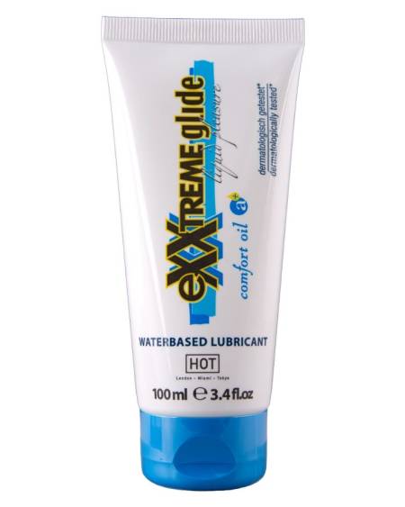 Lubrificante anal HOT Exxtreme Glide Confort A+, à base de água