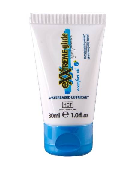 HOT - EXXTREME GLIDE LUBRICANTE BASE AGUA + ACEITE CONFORT A+ 30 ML