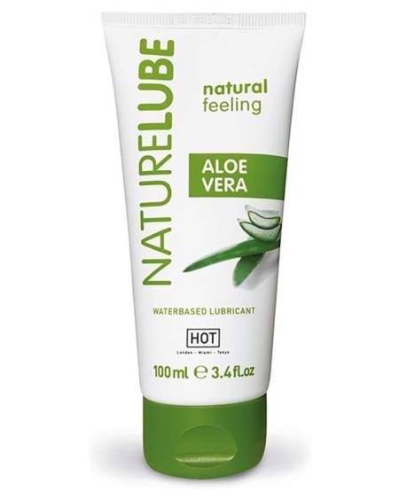 HOT - NATURE LUBE LUBRICANTE BASE AGUA ALOE VERA 100 ML