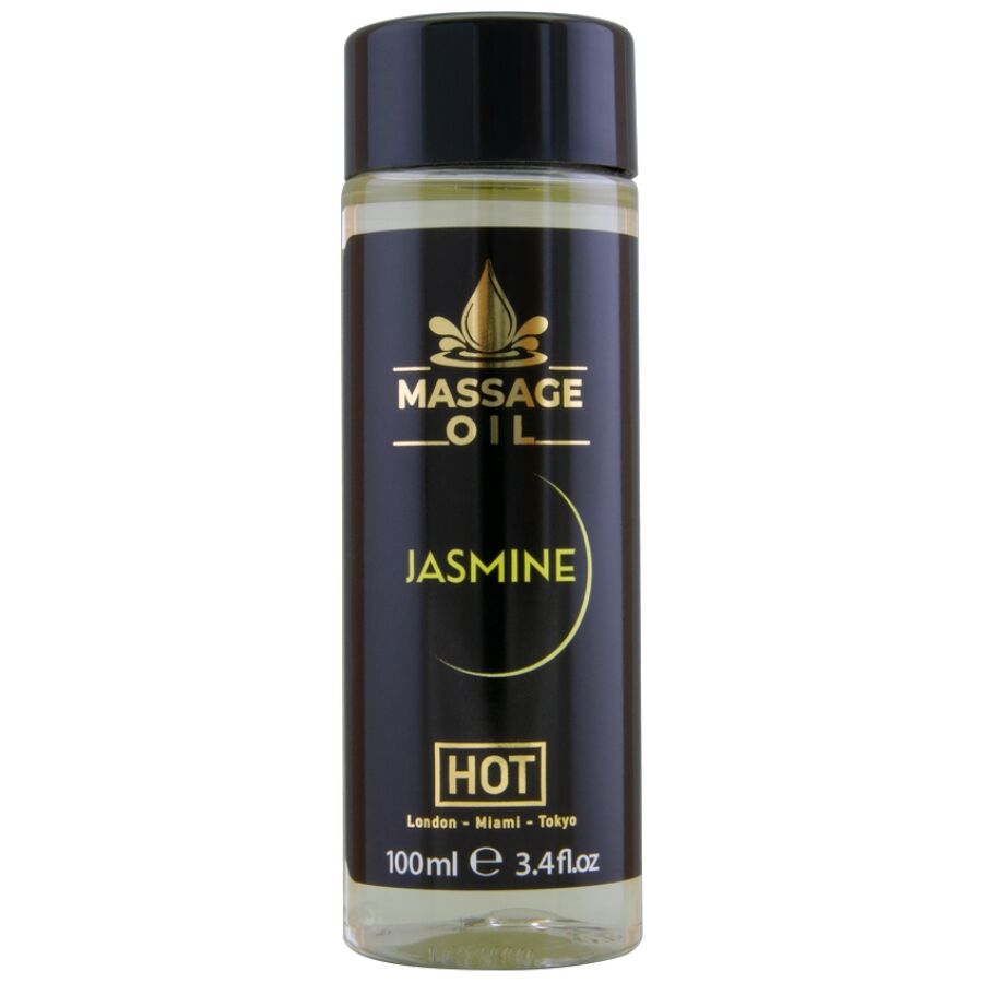 Óleo de massagem HOT com aroma de jasmim, frasco de 100 ml