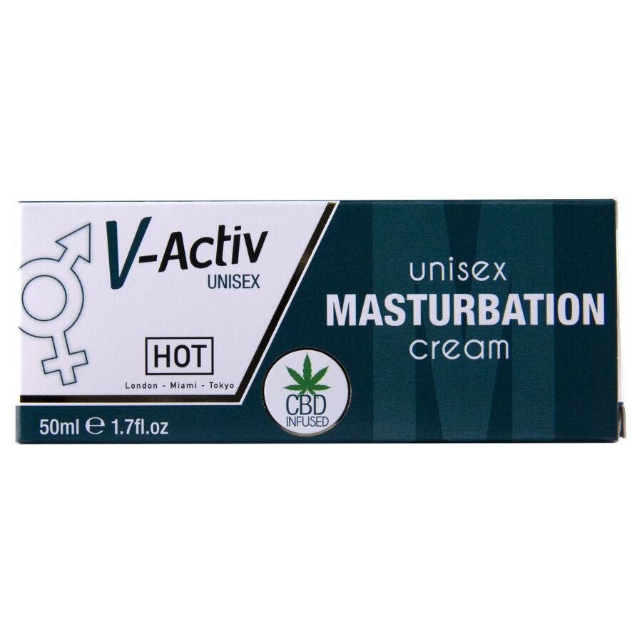 HOT - CREMA DE MASTURBACIÓN CON CBD - UNISEX 100 ML