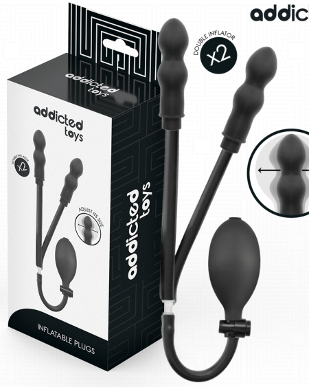 ADDICTED TOYS - PLUG ANAL DOBLE INFLABLE MODELO 1