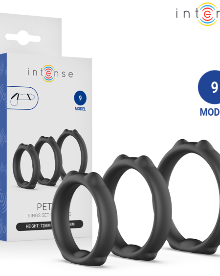 INTENSE - PETER SET DE 3 ANILLOS MODELO 9