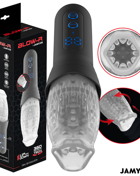 JAMYJOB - BLOW-R MASTURBADOR CON THRUSTING Y ROTACIÓN