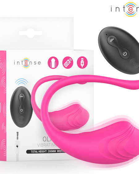 INTENSE - OLIVIA HUEVO VIBRADOR ROSA CONTROL REMOTO