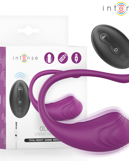 INTENSE - OLIVIA HUEVO VIBRADOR MORADO CONTROL REMOTO