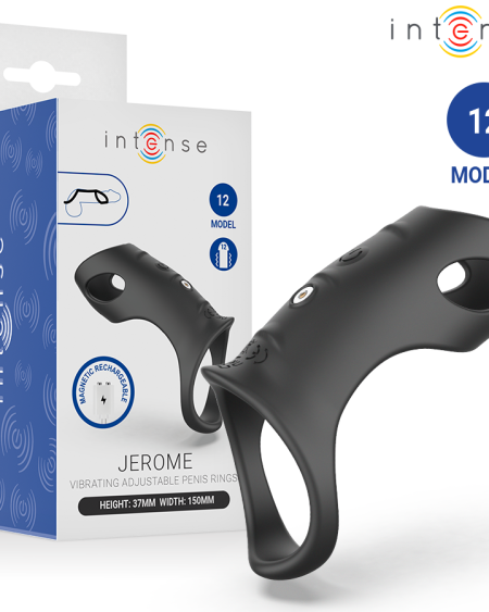 INTENSE - JEROME ANILLO VIBRADOR AJUSTABLE MODELO 12