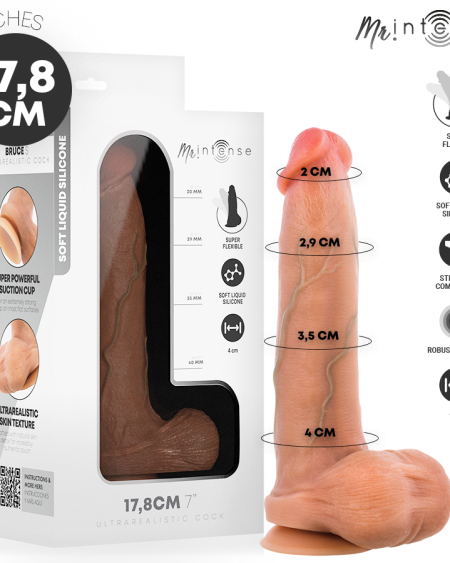 MR INTENSE - BRUCE S DILDO SILICONA 17.8 CM -Ø- 4 CM