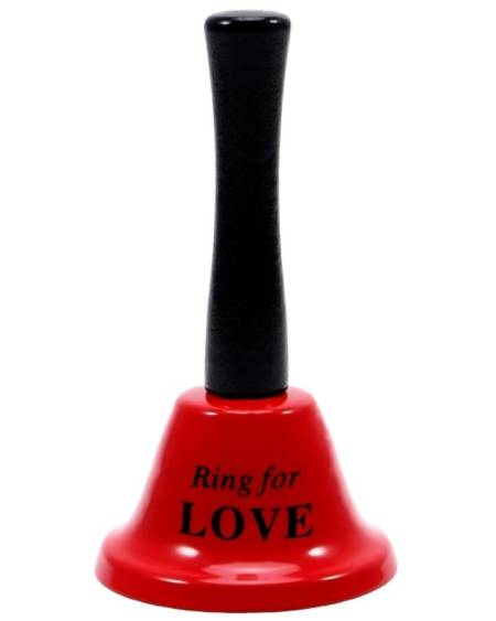 DIABLO PICANTE - CAMPANA DE MANO 'RING FOR LOVE' COLOR ROJO