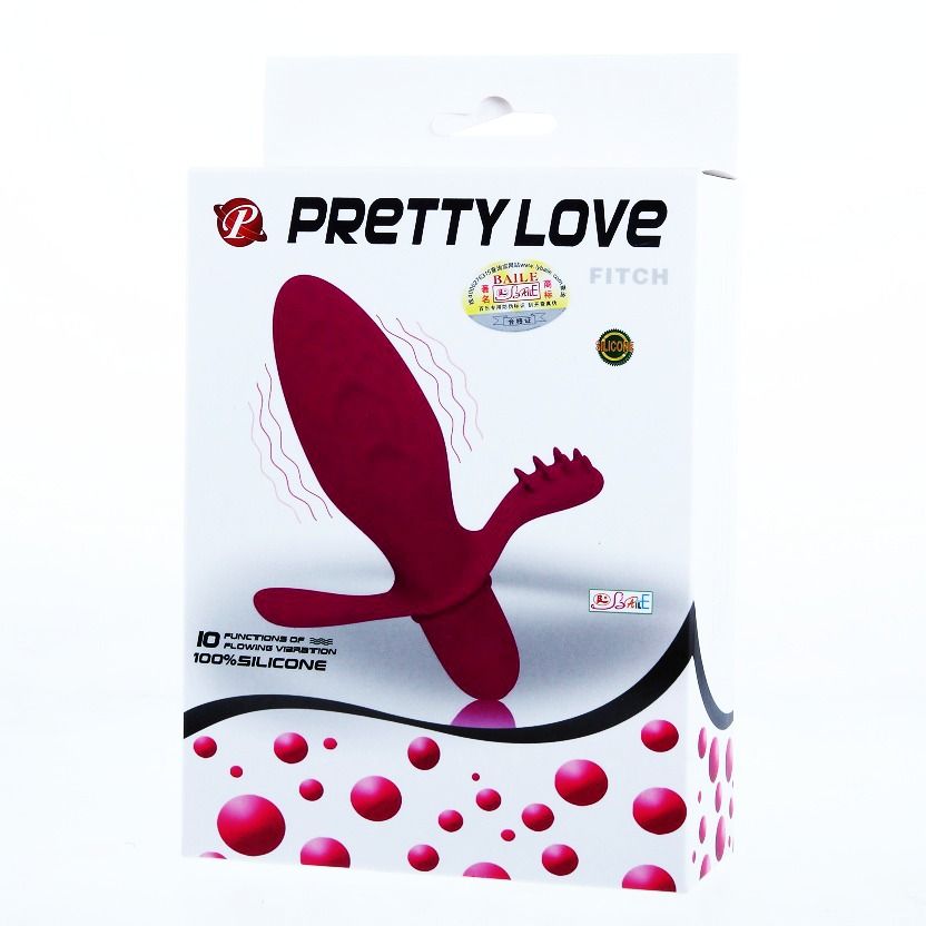 Pretty Love Flirtation Vibrador Fitch em silicone