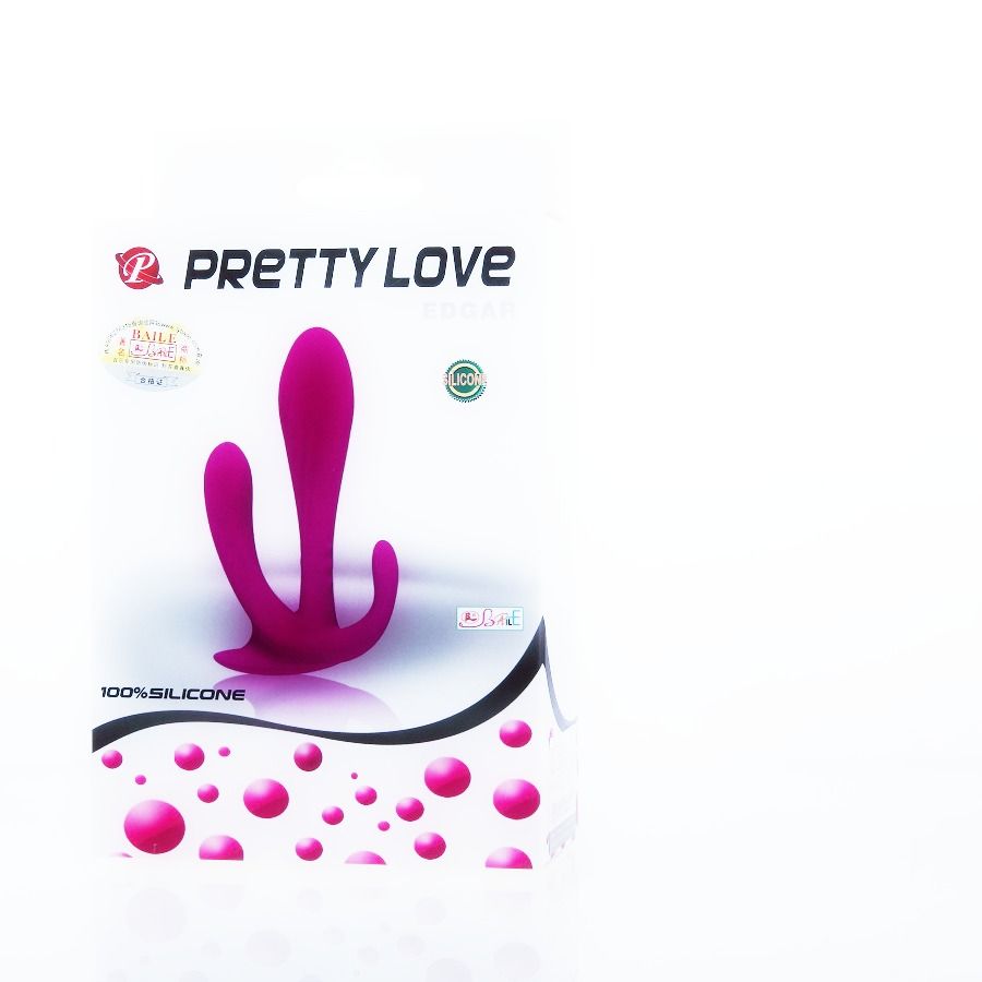 Dildo PRETTY LOVE - DOBLE ESTIMULACIÓN EDGAR em silicone