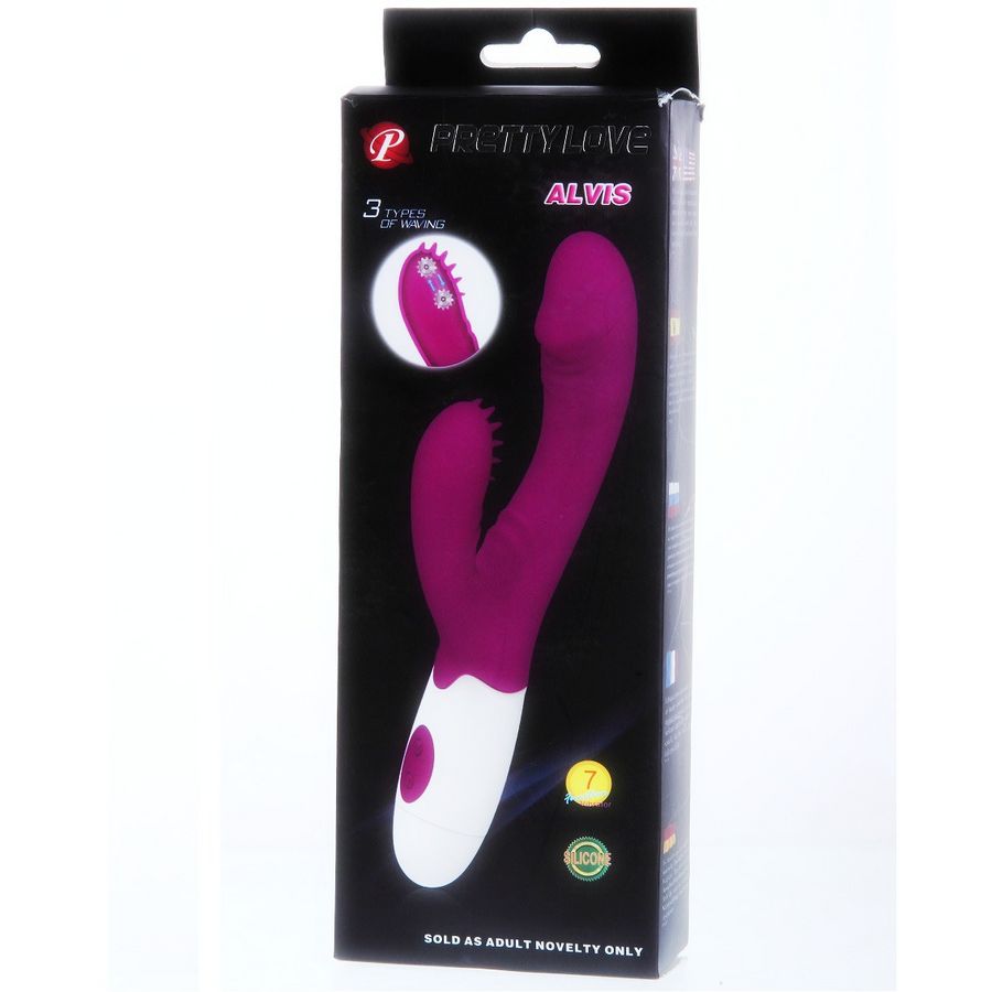 Vibrador Estimulador Andre em lila e branco