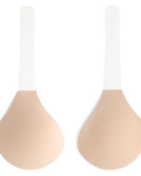 Elevadores adesivos BYE BRA com tirantes transparentes de 24 cm