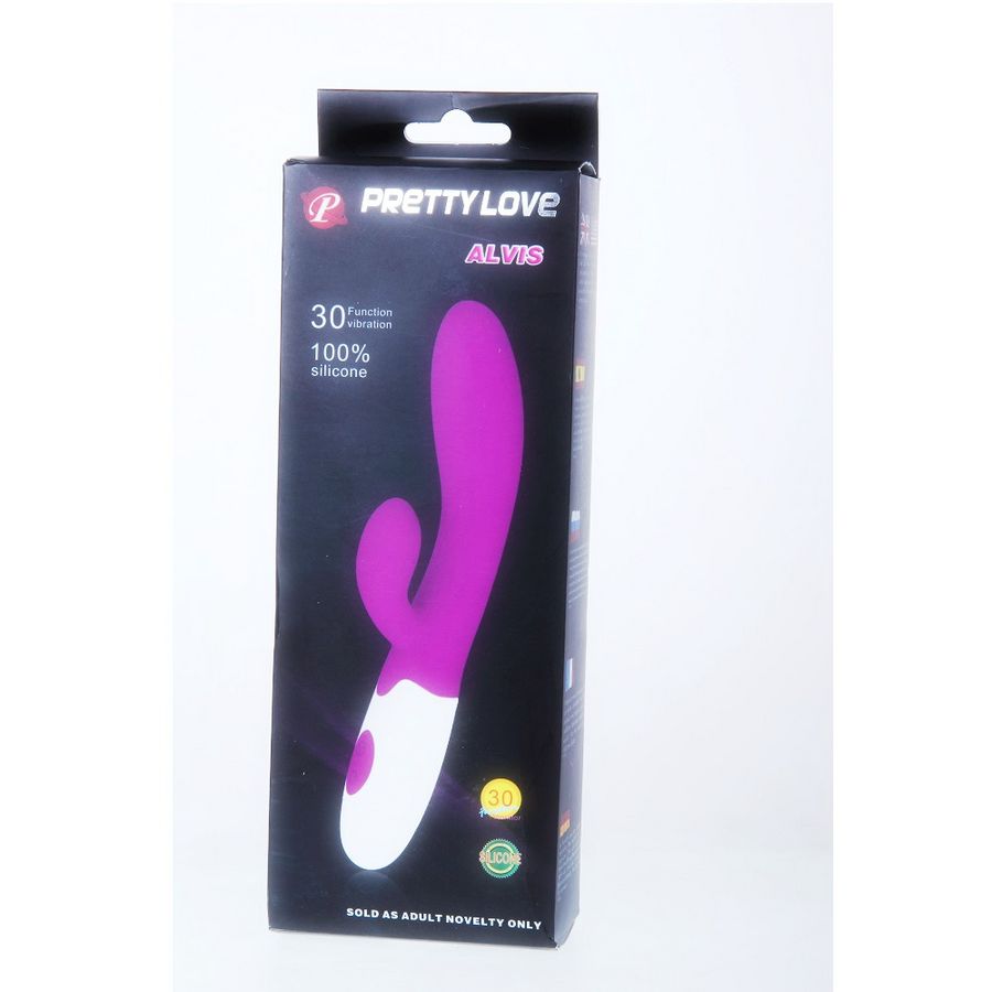 Vibrador Pretty Love Flirtation Alvis em Lila e Branco