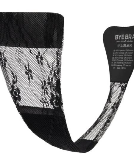 Tanga adesiva de renda BYE BRA com tiras de gel de silicone