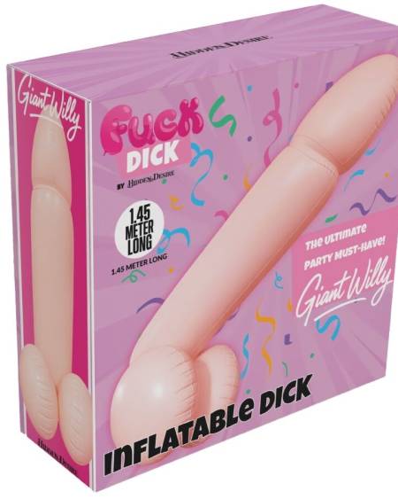 Pénis insuflável gigante HIDDEN DESIRE Giant Willy, com 145 cm de altura