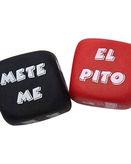 DIABLO PICANTE - 2 DADOS ACCIÓN Y PARTE DEL CUERPO (COLOR ALEATORIO)