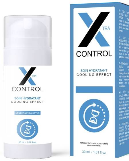 Embalagem do creme retardante RUF X Control de 30 ml